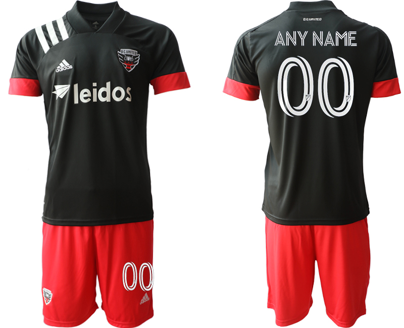 Men 2020-2021 club Washington DC Union home customized black Soccer Jerseys->customized soccer jersey->Custom Jersey